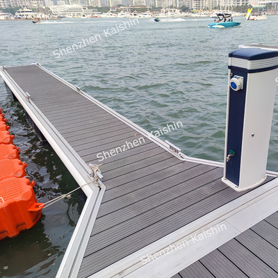 Waterproof Aluminum Floating Docks Marine Grade Jet Ski Floating Pontoon