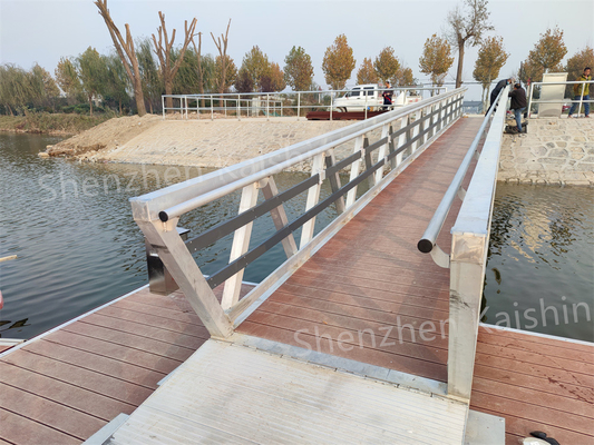 Customizable Aluminum Gangways Ramps Marina Floating Walkway Pontoon Yacht Club Floating Dock
