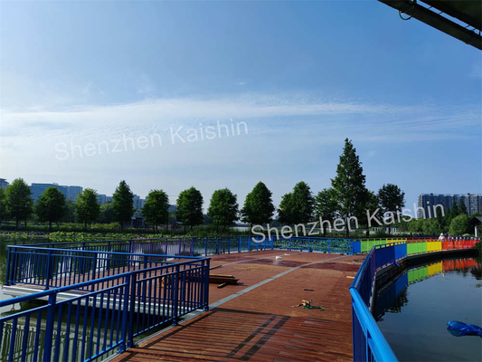 Marine Aluminum Gangway WPC Decking Commercial Floating Dock Gangway