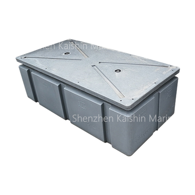 Square Modular Black Color HDPE Floating Pontoon Yacht Jet Ski Dock With EPS Foam