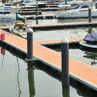 Customizable Aluminum Alloy Floating Pontoon Marina Docks With WPC Decking Accessories