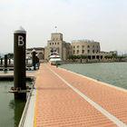 Durable Aluminum Alloy Floating Dock With Mooring Cleats And WPC Decking And LLDPE Floats Marina Floating Pontoon