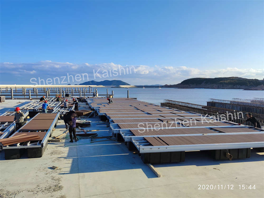 Πλωτές αποβάθρες Marina Aluminum με γάντζο από ανοξείδωτο χάλυβα 316 για πλωτό πόντον
