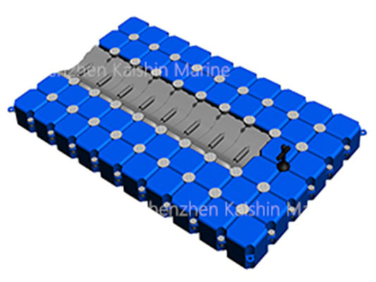 UV Σταθεροποιημένοι Πλωτοί Κύβοι HDPE 500 X 500 X 400mm Αρθρωτή Πλωτή Δεξαμενή Ανθεκτική στη Διάβρωση