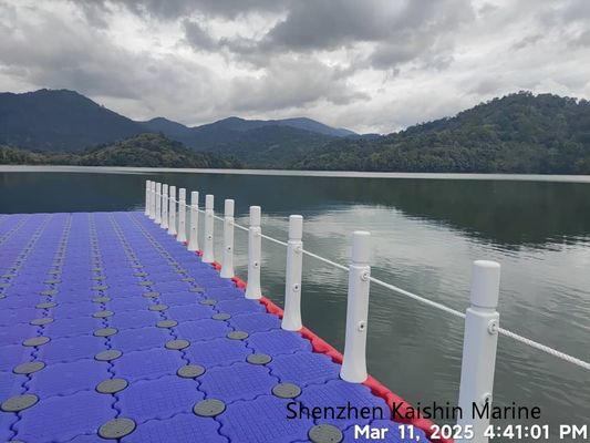 Κύβοι πλωτών πόντων HDPE για αρθρωτές αποβάθρες με UV σταθεροποιημένη και ανθεκτική στη διάβρωση συναρμολόγηση χωρίς εργαλεία